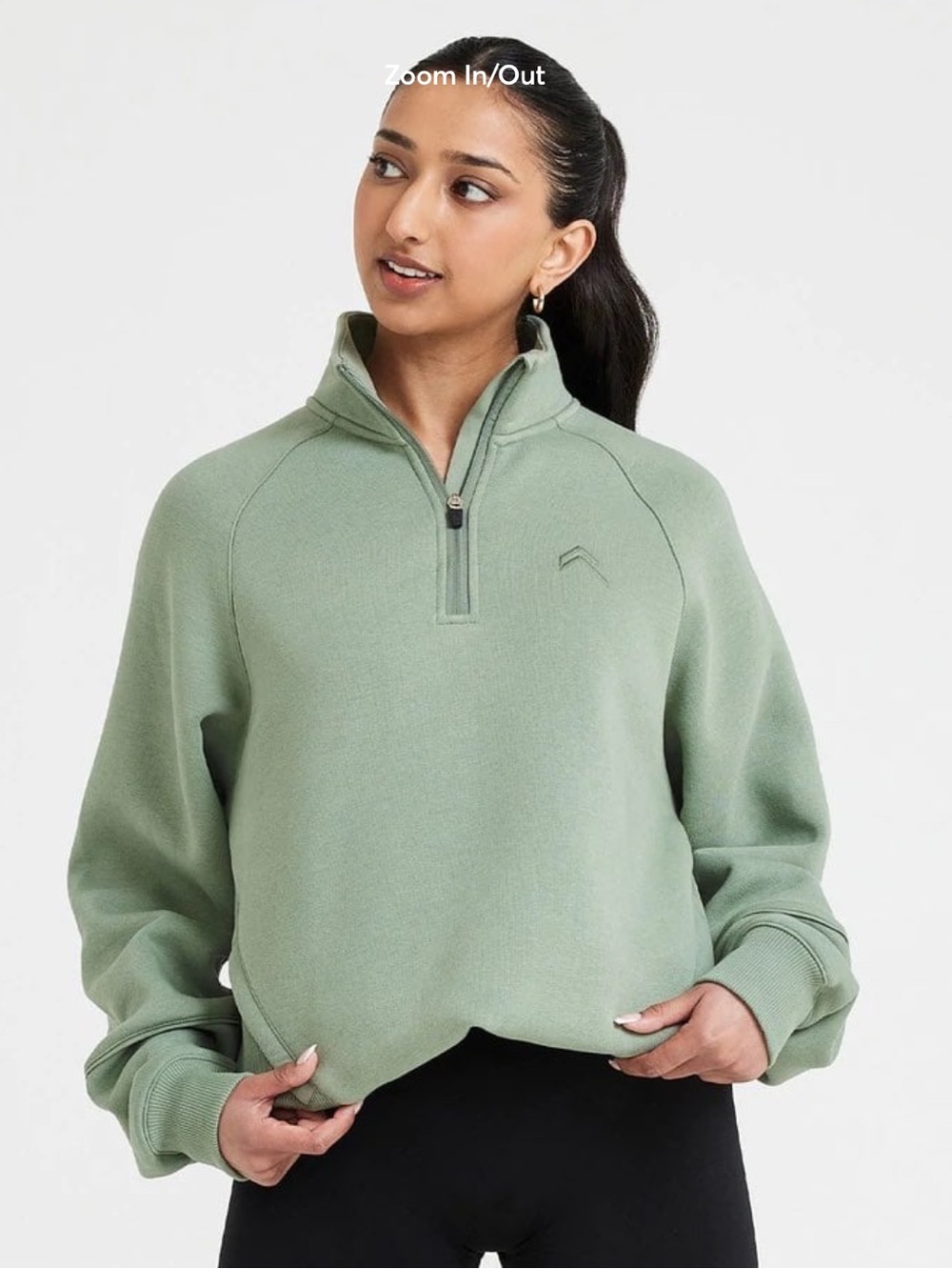 Oner Active Sage Classic Lounge 1/2 Zip Sweatshirt